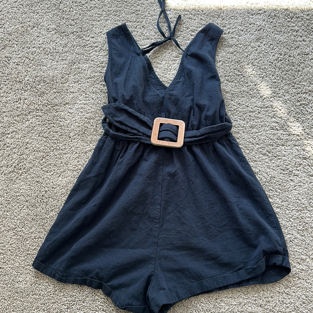 Shein Romper Navy